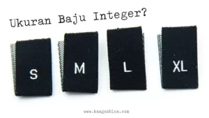 Ukuran Baju Integer