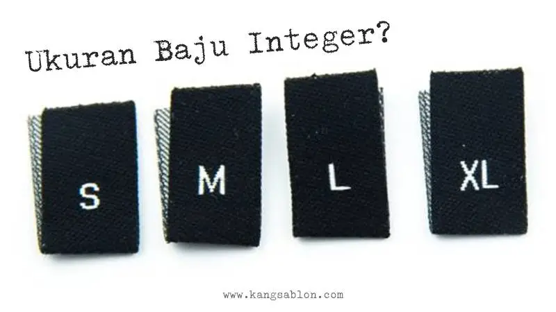 Ukuran Baju Integer