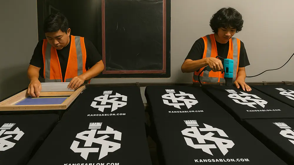 harga jasa sablon kaos manual