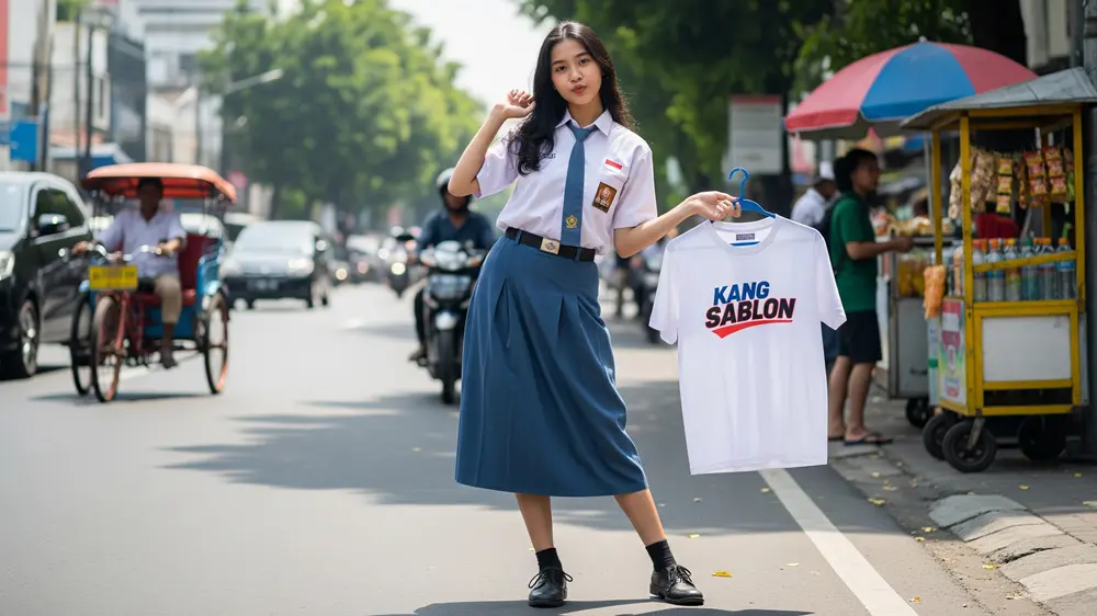 sablon kaos solo